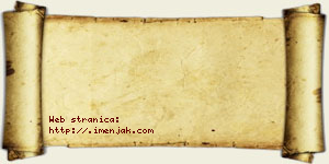 Danijela Damjanović vizit kartica